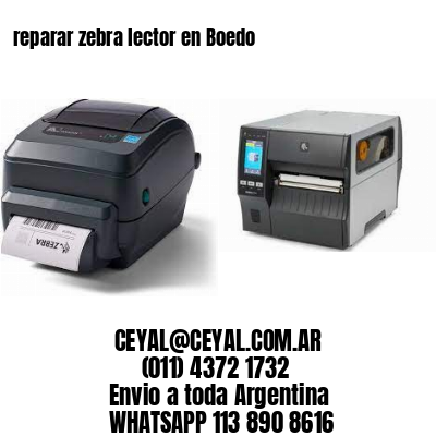 reparar zebra lector en Boedo