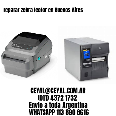 reparar zebra lector en Buenos Aires