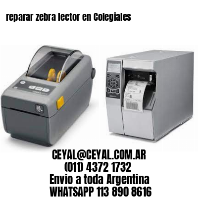 reparar zebra lector en Colegiales