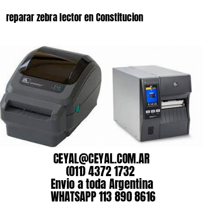 reparar zebra lector en Constitucion