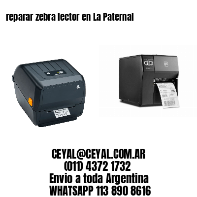 reparar zebra lector en La Paternal