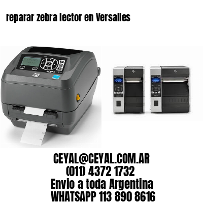 reparar zebra lector en Versalles