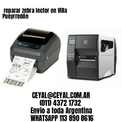 reparar zebra lector en Villa Pueyrredón