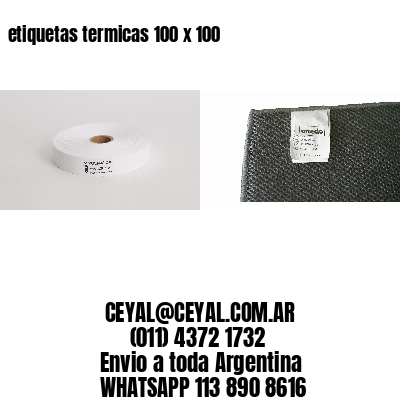 etiquetas termicas 100 x 100