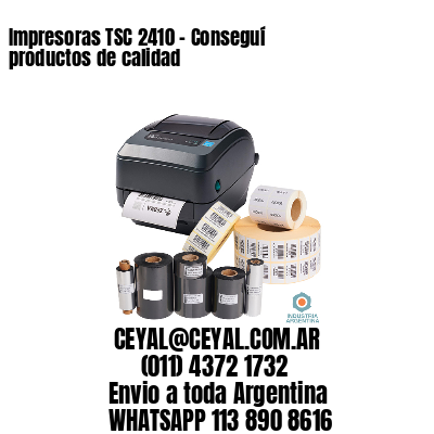 Impresoras TSC 2410 – Conseguí productos de calidad