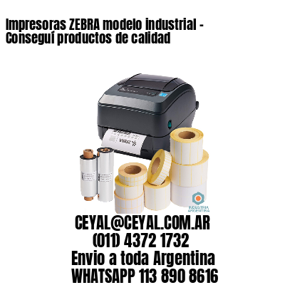 Impresoras ZEBRA modelo industrial – Conseguí productos de calidad