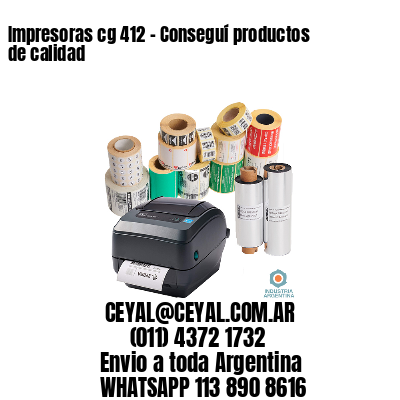 Impresoras cg 412 – Conseguí productos de calidad