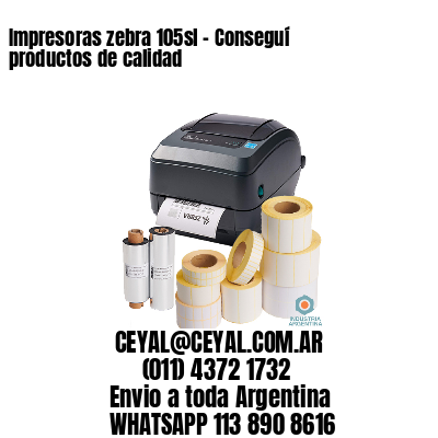 Impresoras zebra 105sl – Conseguí productos de calidad