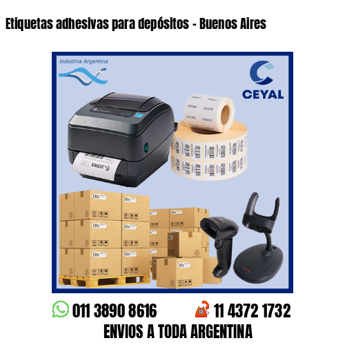 Etiquetas adhesivas para depósitos – Buenos Aires