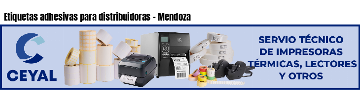 Etiquetas adhesivas para distribuidoras - Mendoza