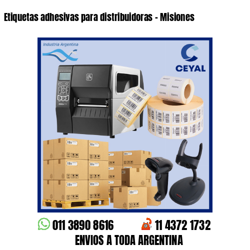 Etiquetas adhesivas para distribuidoras – Misiones