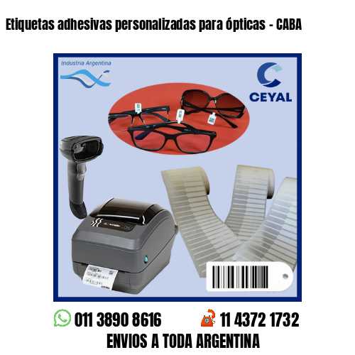 Etiquetas adhesivas personalizadas para ópticas – CABA