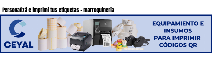 Personalizá e imprimí tus etiquetas - marroquinería