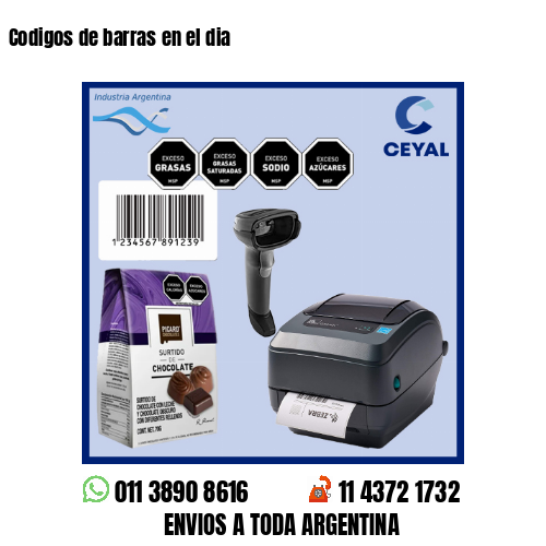 Codigos de barras en el dia