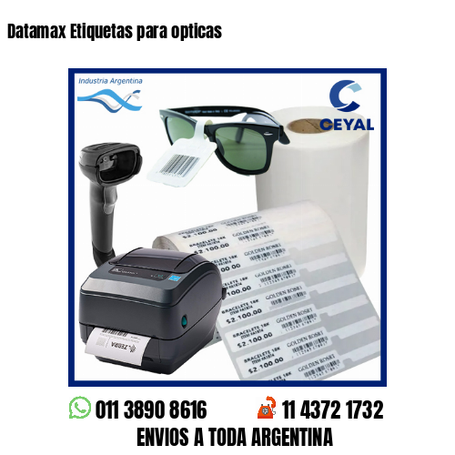 Datamax Etiquetas para opticas