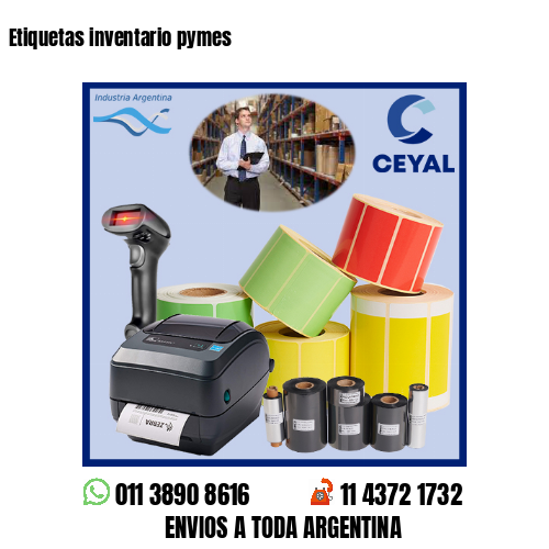 Etiquetas inventario pymes