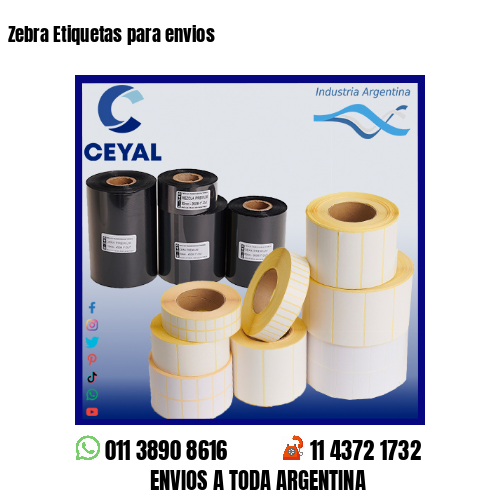 Zebra Etiquetas para envios