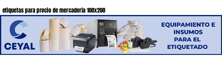 etiquetas para precio de mercaderia 100x200