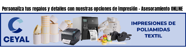 Personaliza tus regalos y detalles con nuestras opciones de impresión - Asesoramiento ONLINE