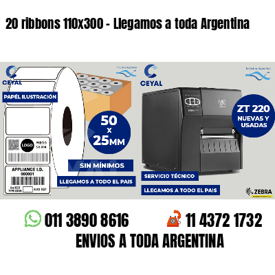 20 ribbons 110x300 - Llegamos a toda Argentina