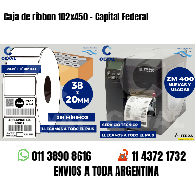 Caja de ribbon 102x450 - Capital Federal