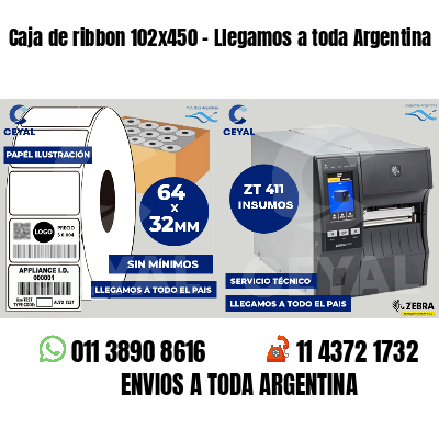 Caja de ribbon 102x450 - Llegamos a toda Argentina