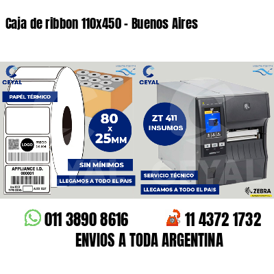 Caja de ribbon 110x450 - Buenos Aires