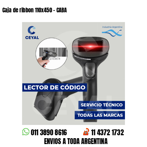 Caja de ribbon 110x450 - CABA