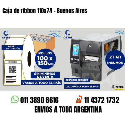 Caja de ribbon 110x74 - Buenos Aires