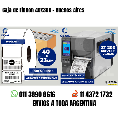 Caja de ribbon 40x300 - Buenos Aires