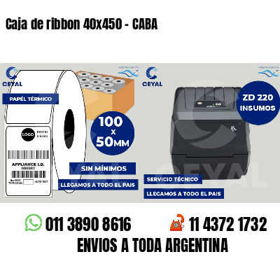 Caja de ribbon 40x450 - CABA