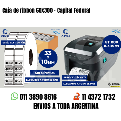 Caja de ribbon 60x300 - Capital Federal