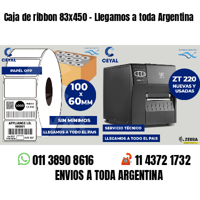 Caja de ribbon 83x450 - Llegamos a toda Argentina