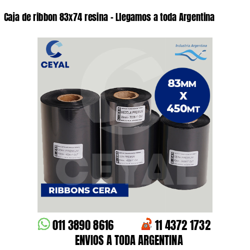 Caja de ribbon 83×74 resina – Llegamos a toda Argentina