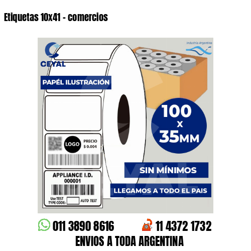 Etiquetas 10×41 – comercios