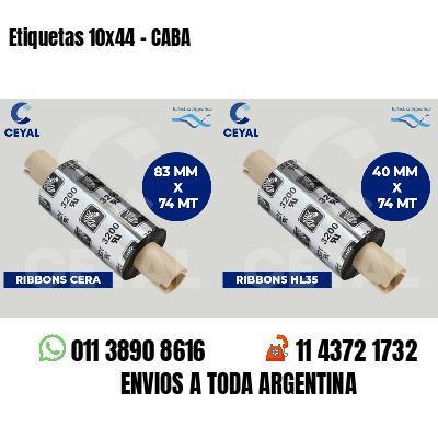 Etiquetas 10x44 - CABA