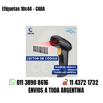 Etiquetas 10x44 - CABA