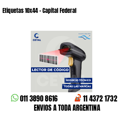 Etiquetas 10x44 - Capital Federal