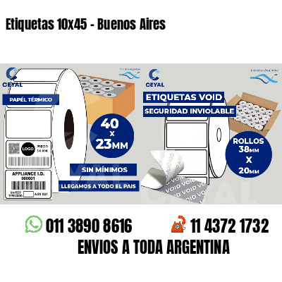 Etiquetas 10x45 - Buenos Aires