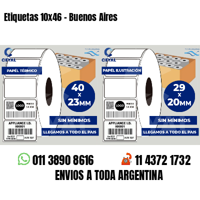 Etiquetas 10x46 - Buenos Aires