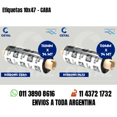 Etiquetas 10x47 - CABA