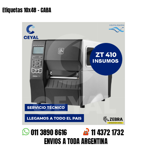 Etiquetas 10×48 – CABA