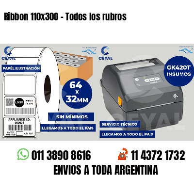 Ribbon 110x300 - Todos los rubros