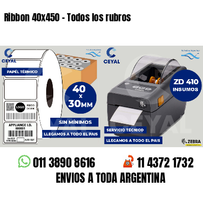 Ribbon 40x450 - Todos los rubros