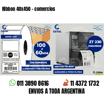 Ribbon 40x450 - comercios