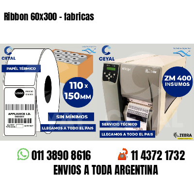 Ribbon 60x300 - fabricas