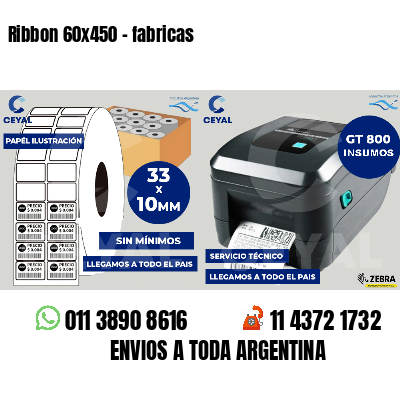 Ribbon 60x450 - fabricas