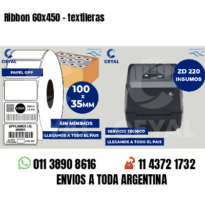 Ribbon 60x450 - textileras