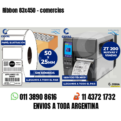 Ribbon 83x450 - comercios