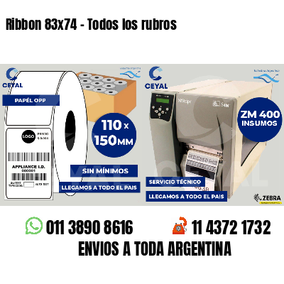 Ribbon 83x74 - Todos los rubros